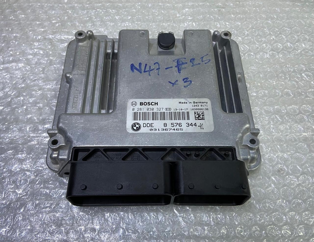 OEM BMW X3 F25 N47N DIESEL ENGINE CONTROL UNIT MODULE DDE ECU ONLY 8576344