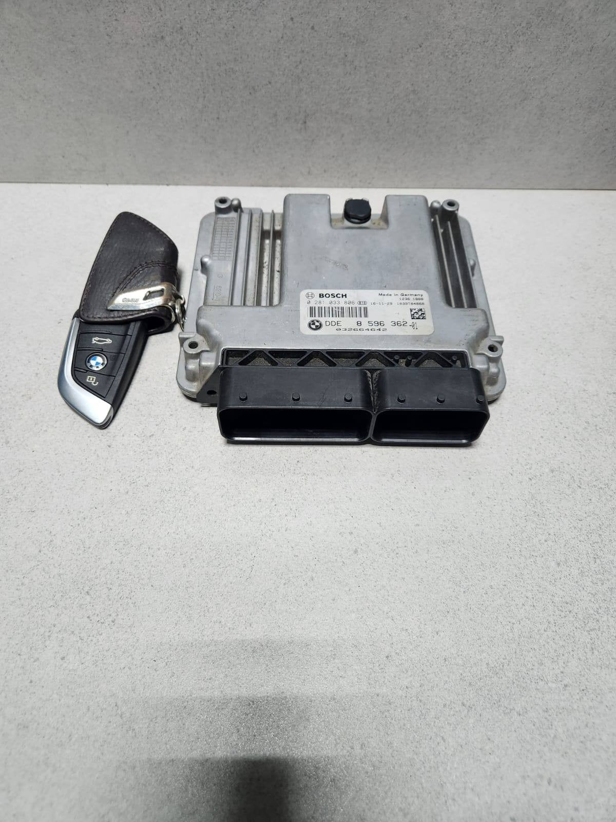 2017 BMW X1 Engine Control Unit + KEY 8596362 F20 120d F30 320d, F36 420d  B47