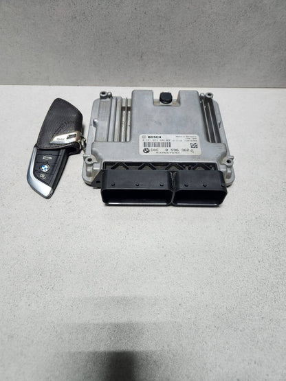 2017 BMW X1 Engine Control Unit + KEY 8596362 F20 120d F30 320d, F36 420d  B47