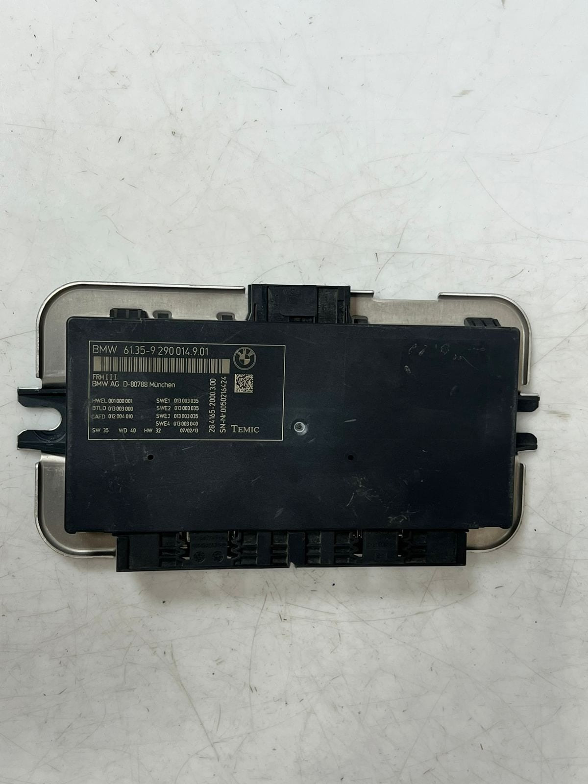 2011-2014 BMW X3 F25 FRM III Footwell Light Control Module 9290014 OEM