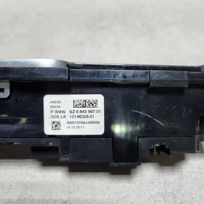 BMW Operating Unit Center Console 6843967 G32 6 Series GT