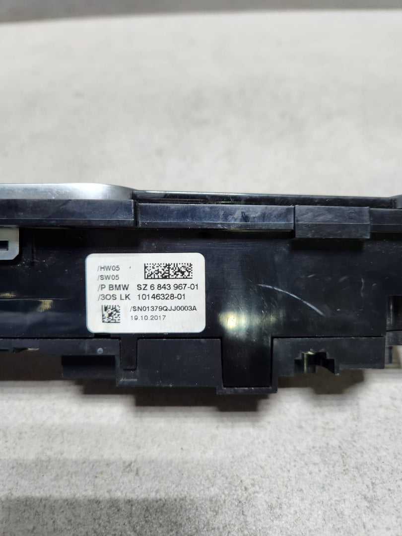 BMW Operating Unit Center Console 6843967 G32 6 Series GT