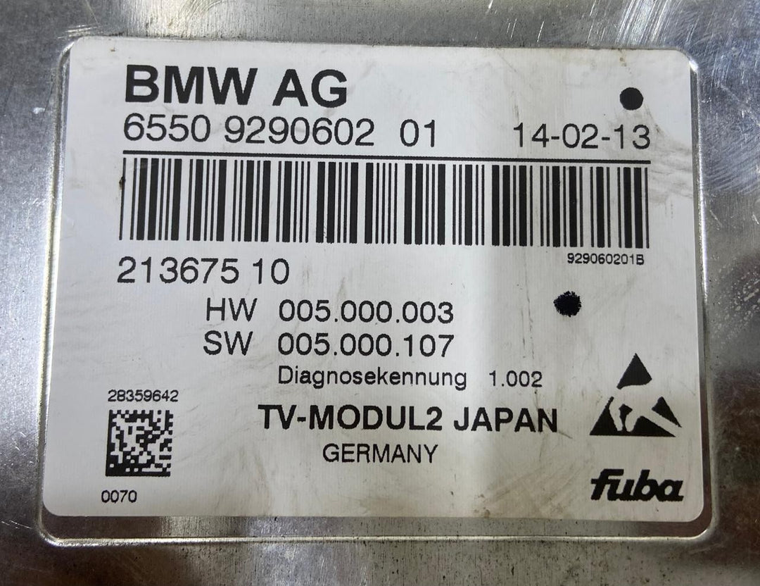 OEM BMW X5 F15 X3 F25 F01 F30 F07 F10 F18 F06 F12 TV Modul 2 Japan 9290602