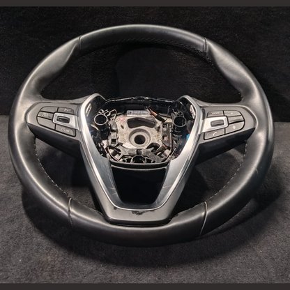GENUINE BMW G01 X3 2019 LEATHER STEERING WHEEL OEM - 6995082