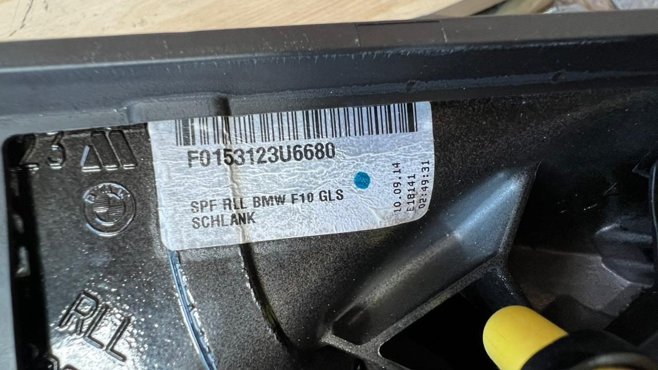 2014-2016 BMW F10 SPF GLS LEFT SIDE VIEW Mirror 046412 OEM