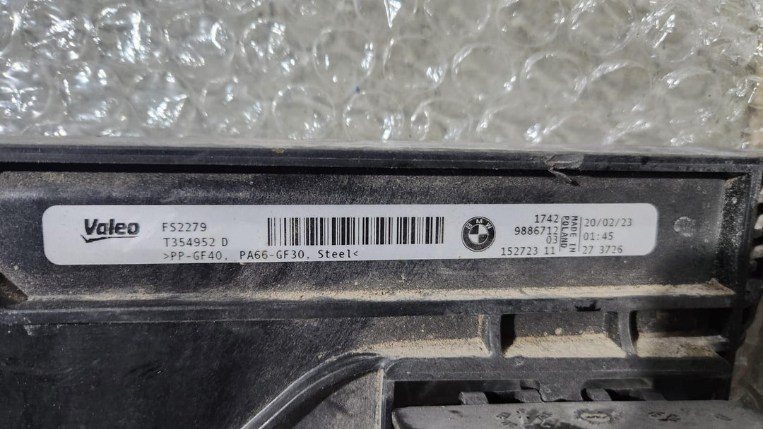 2023-2025 BMW i4 Radiator Cooling Fan 9886712 i4 G26 E-Drive 40M