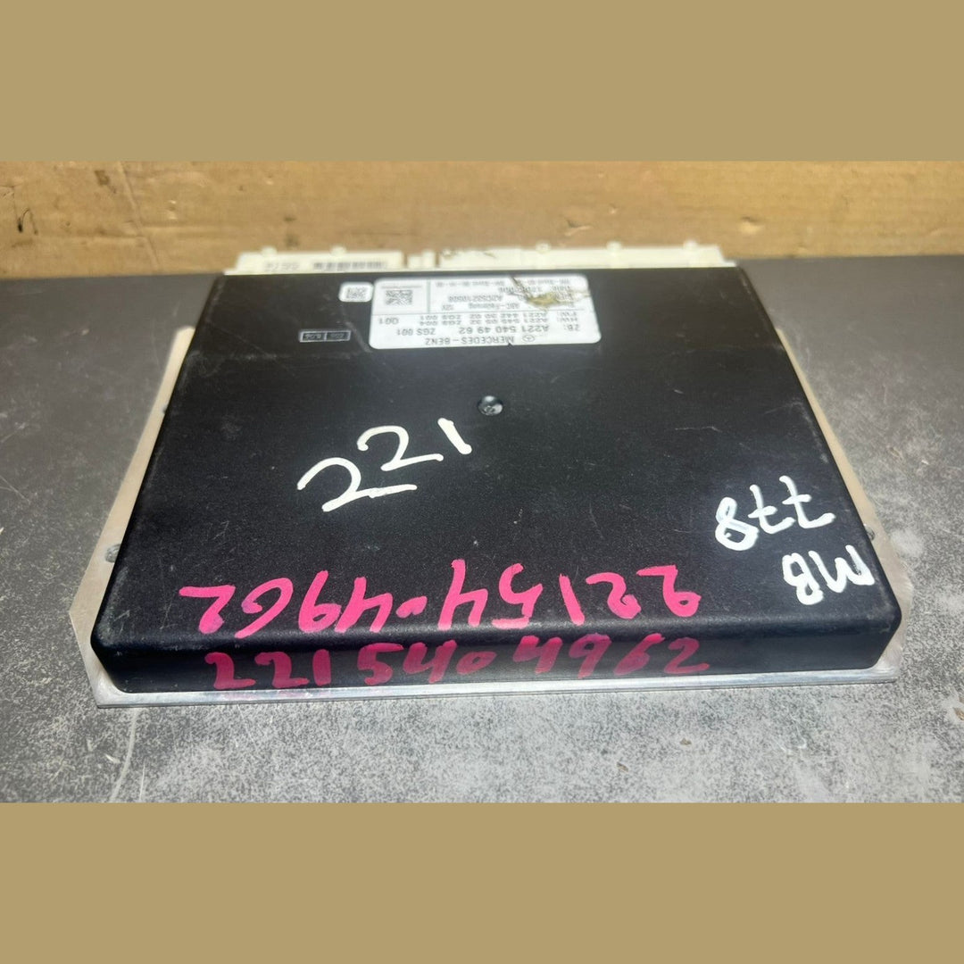 07-13 MERCEDES W221 S-CLASS AIR SUSPENSION CONTROL UNIT MODULE A221 5404962 OEM