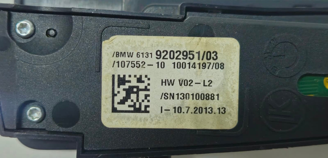 9202951-BMW F10 F11 Center Console Driving Mode Switch OEM