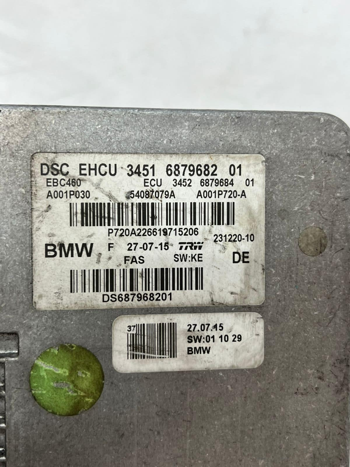BMW 7 Series G11 G12 Abs Dsc Brake Pump Control Module 6879682 OEM