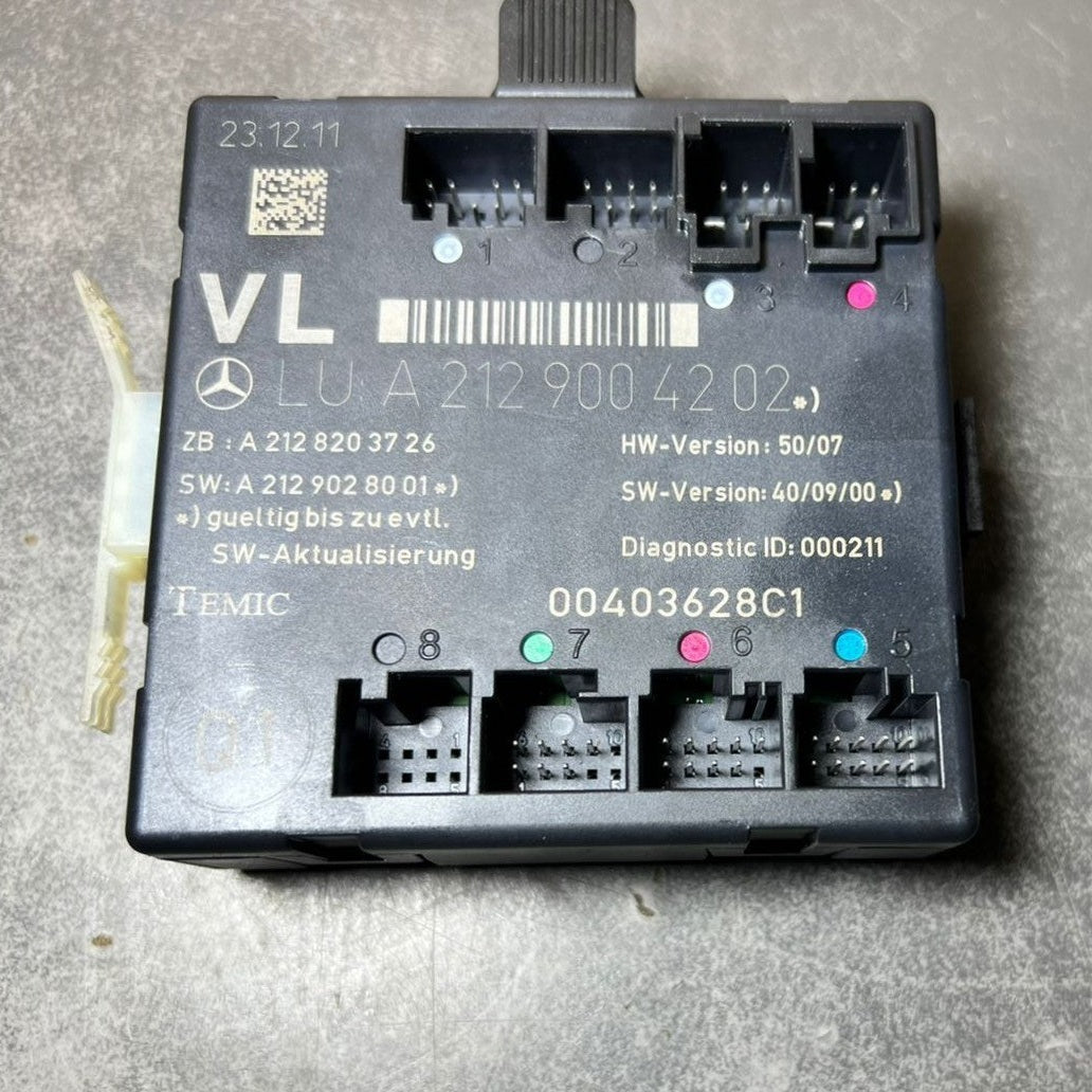 Mercedes-Benz W212 E-Class Front Left Side Door Control Module A212 9004202 OEM