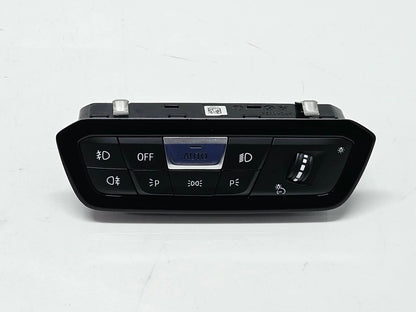  9461142-BMW X5 G05 RHD Headlight Control Switch With Led Fog Lights OEM