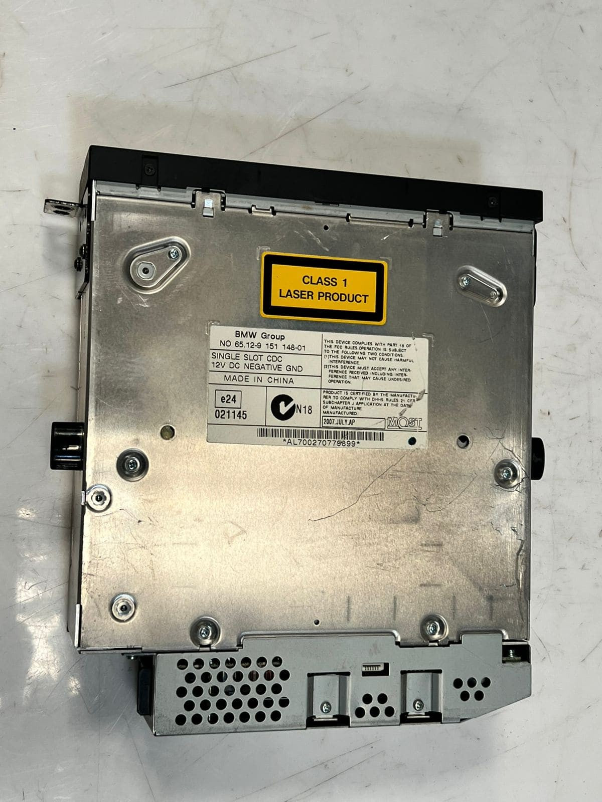 2007-2014 BMW X5 E70 X6 E71 Cd Changer CONTROL UNIT 9151148 OEM
