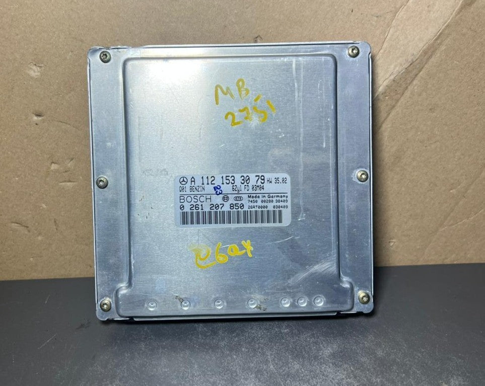 02-09 Mercedes W211 E-Class Engine Control Module Unit ECM ECU A112 1533079 OEM