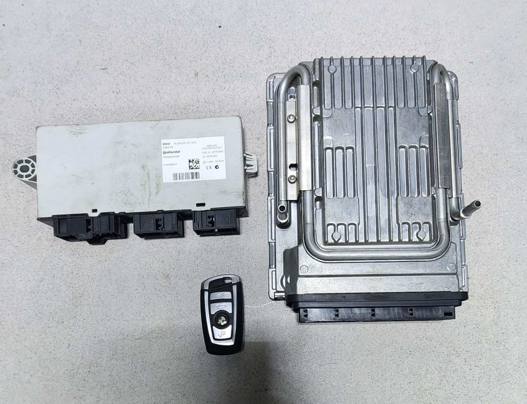 2011-2012 BMW 750i Engine Control Module 7619884  7 Ser F01 F02 F03 F04 ECU SET