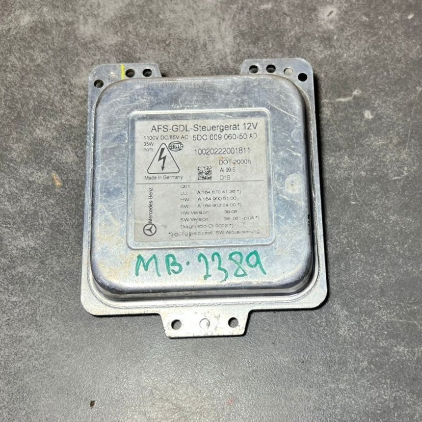 Mercedes W164 ML GL Xenon Light Headlight Control Module Unit A164 8704126 OEM