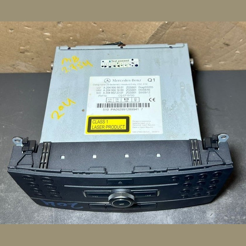 08–10 Mercedes-Benz W204 C-Class Radio Audio Head Unit CD Player A204 9069801
