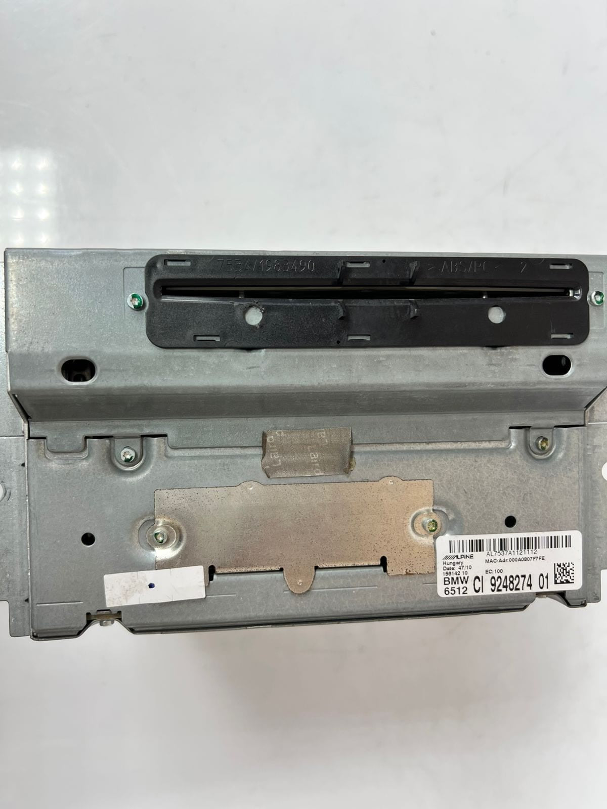 BMW 5 Series F10 F11, 6 Series F06 F12 F13 Navigation System Head Unit 9248274 