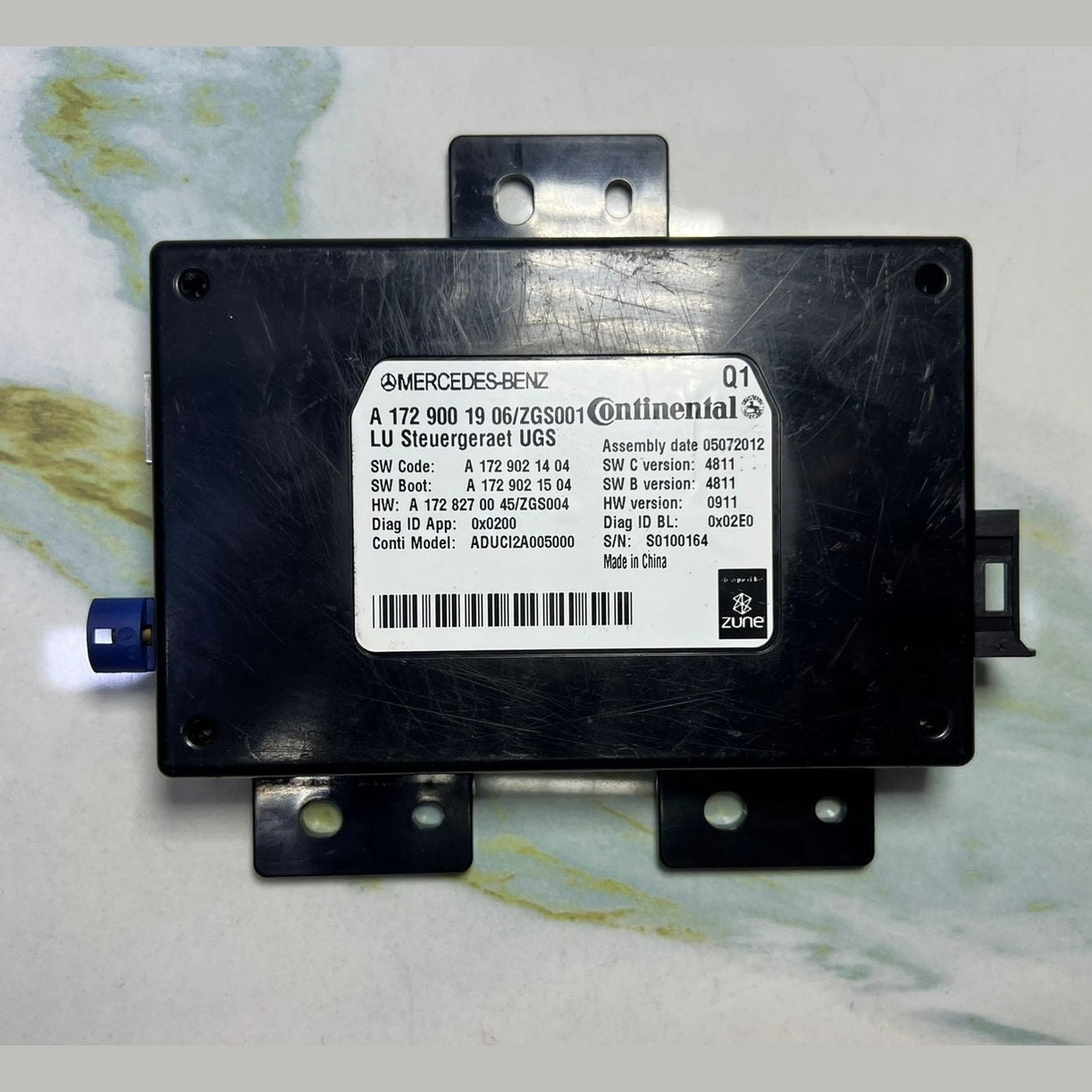 Mercedes Bluetooth Control Module A1729001906 C-Class W204