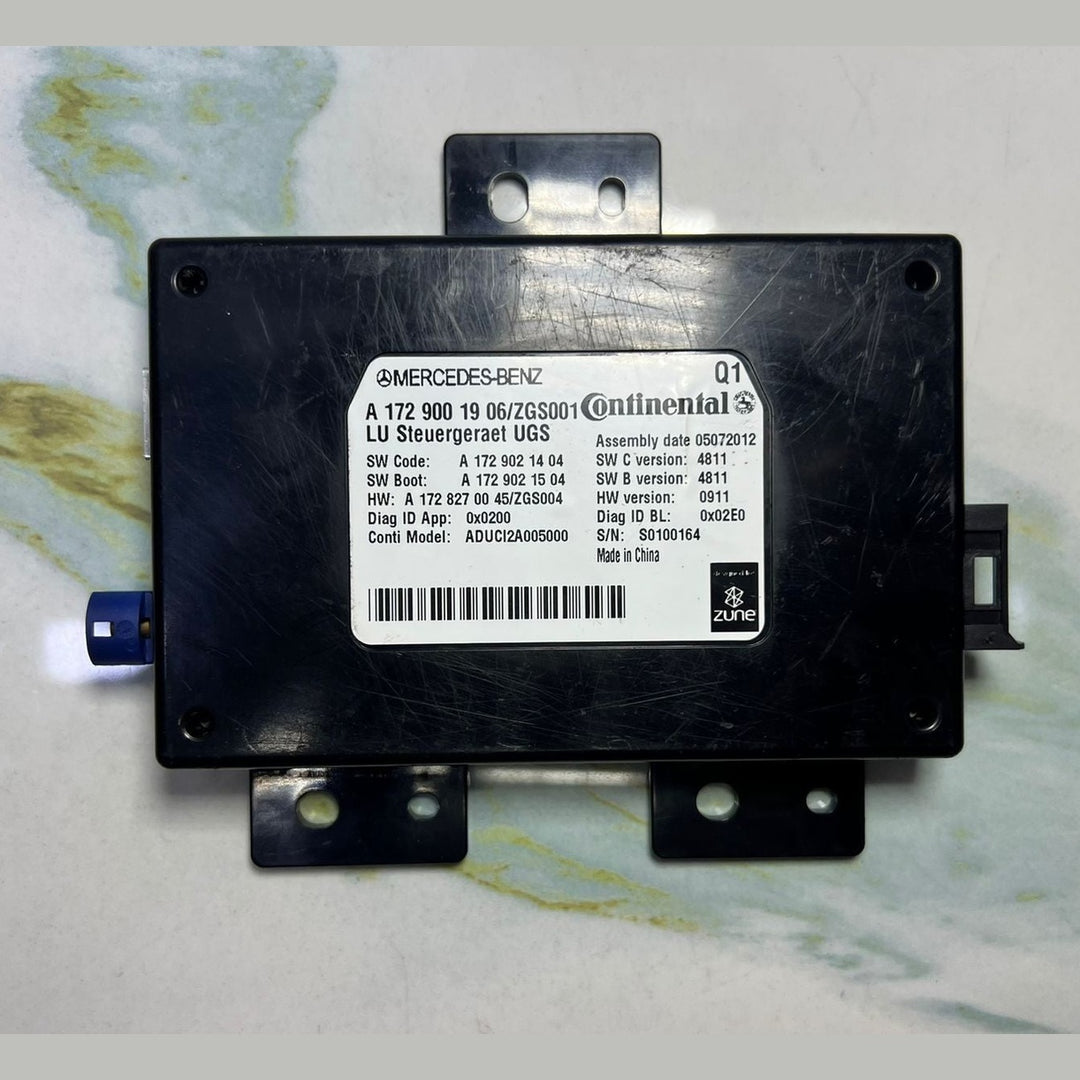 Mercedes Bluetooth Control Module A1729001906 C-Class W204