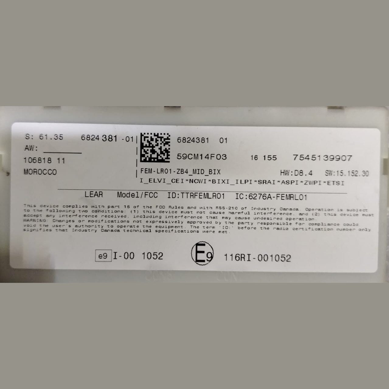 OEM BMW F30 F20 B38 Engine Control Module Unit ECU DME SET 8678863 BOSCH