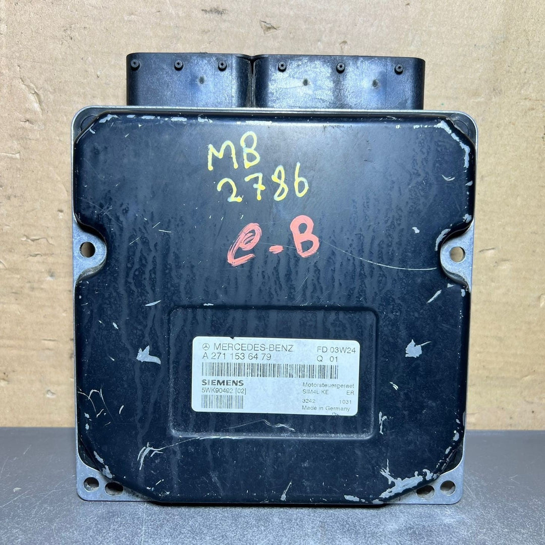 03-06 Mercedes W203 C-Class Engine Control Module Unit ECM ECU A271 1536479OEM