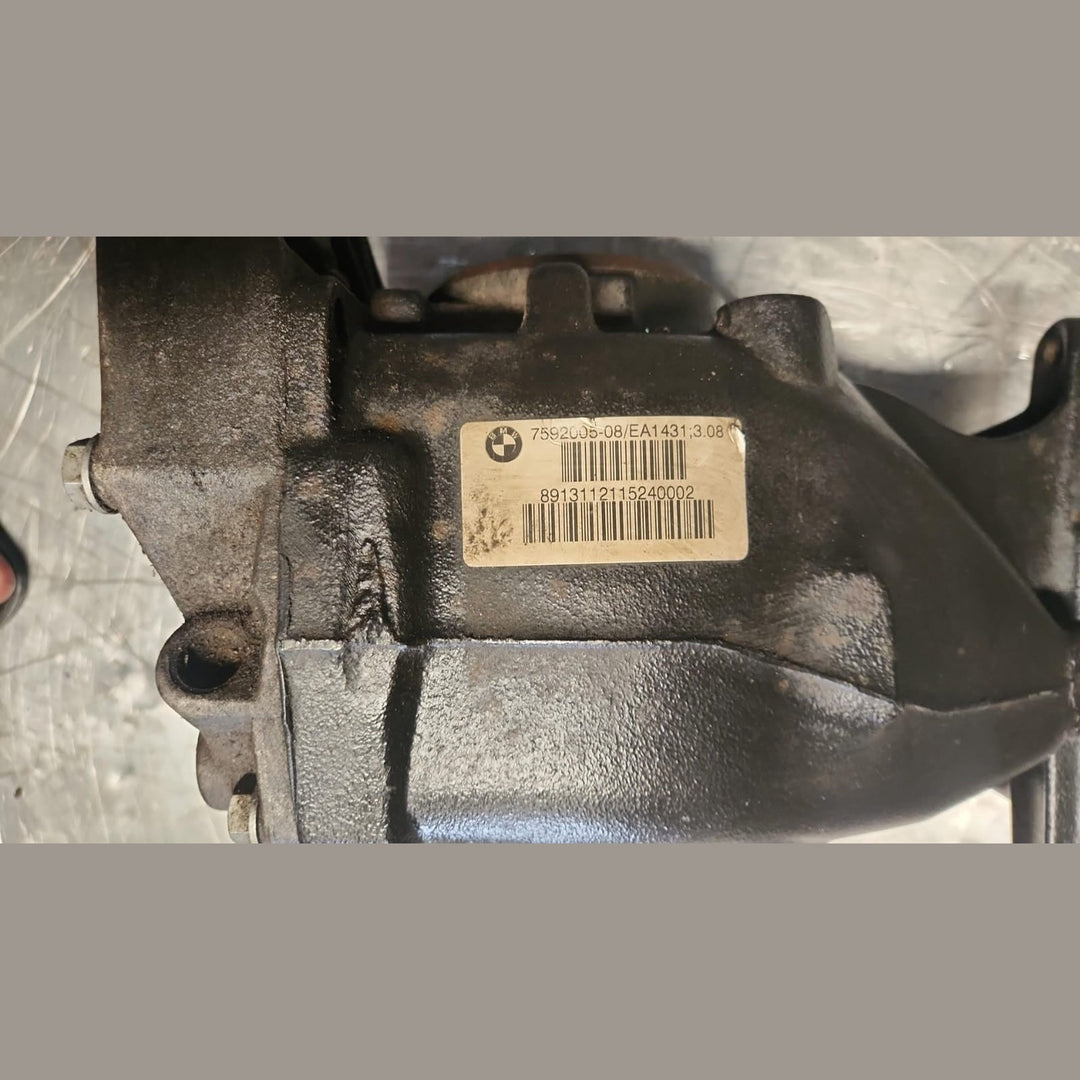 2011-2012 BMW X3 Rear Differential 7592005 X3 F25 and X4 F26 3.08 diesel