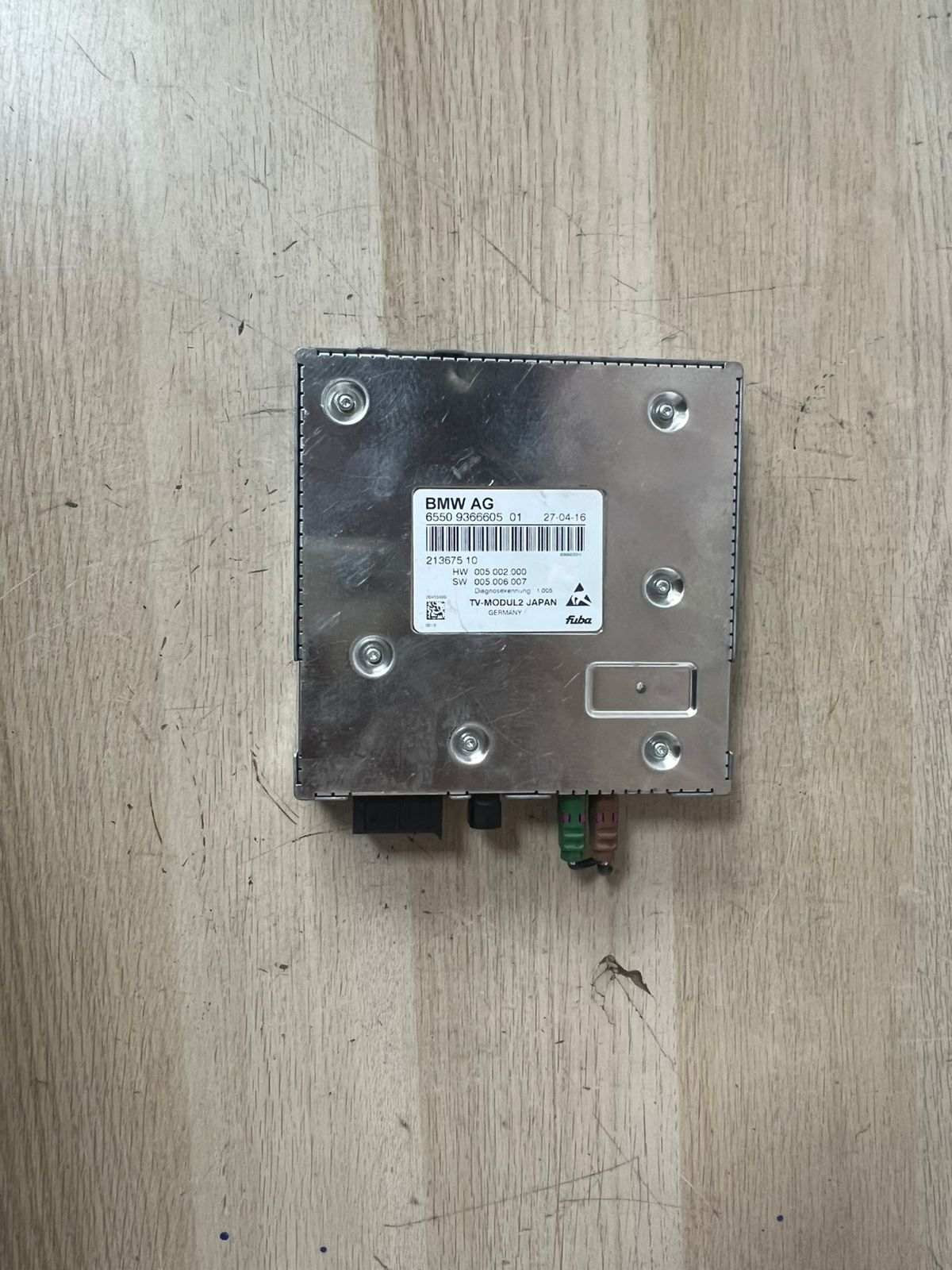 Genuine BMW F01 F06 F10 F15 F25 F30 F80 G11 Control Unit TV Module2 6550-9366605