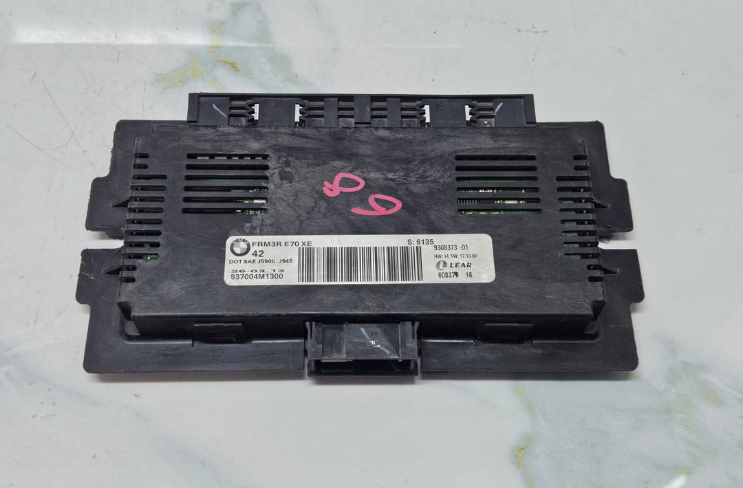 2013 BMW X5 E70 and X6 E71 FRM3R Footwell Light Control Module 9308373 OEM