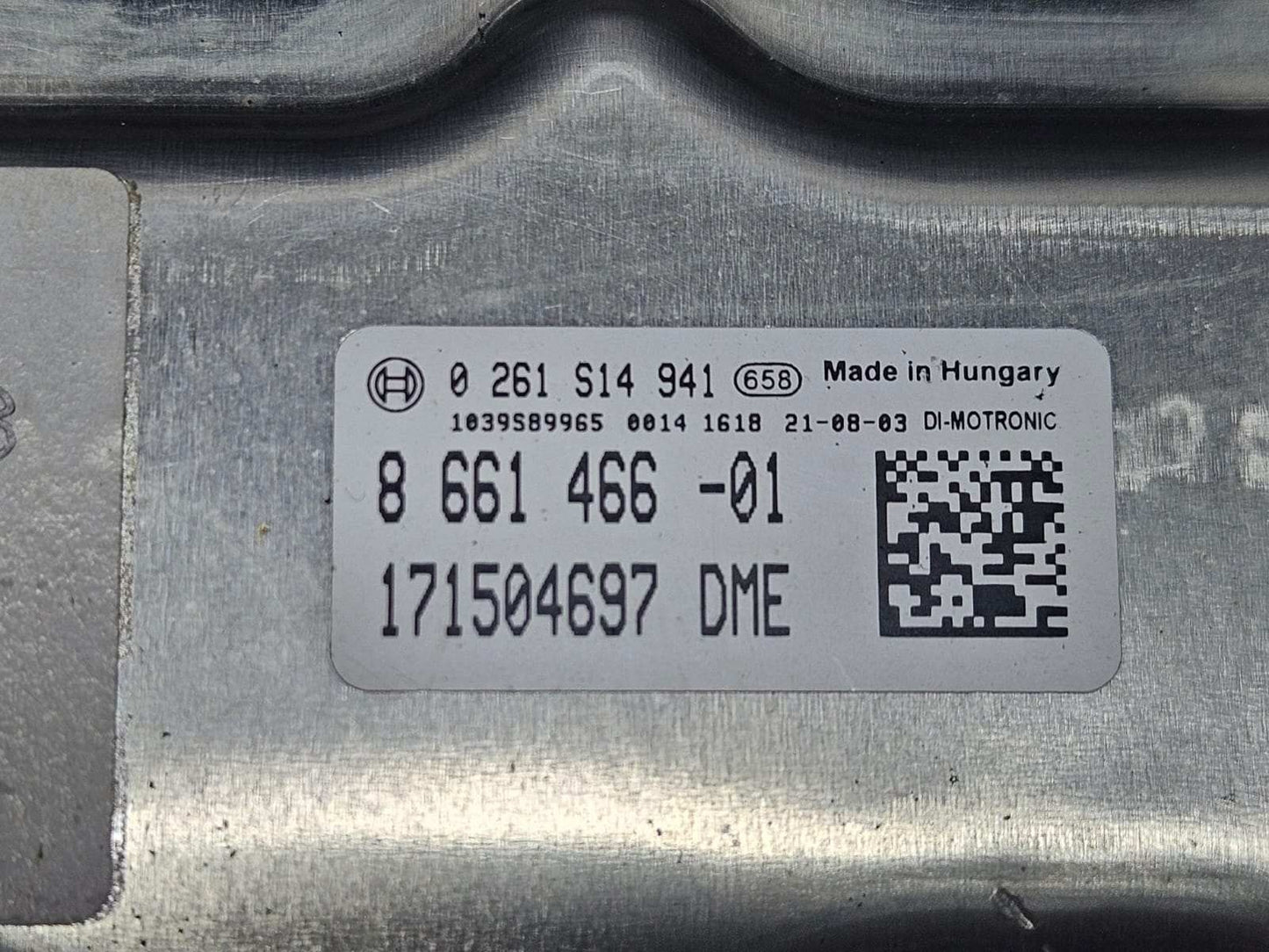 BMW X1 20i E84 N20 ENGINE CONTROL UNIT ECU ONLY DME 8661466 OEM
