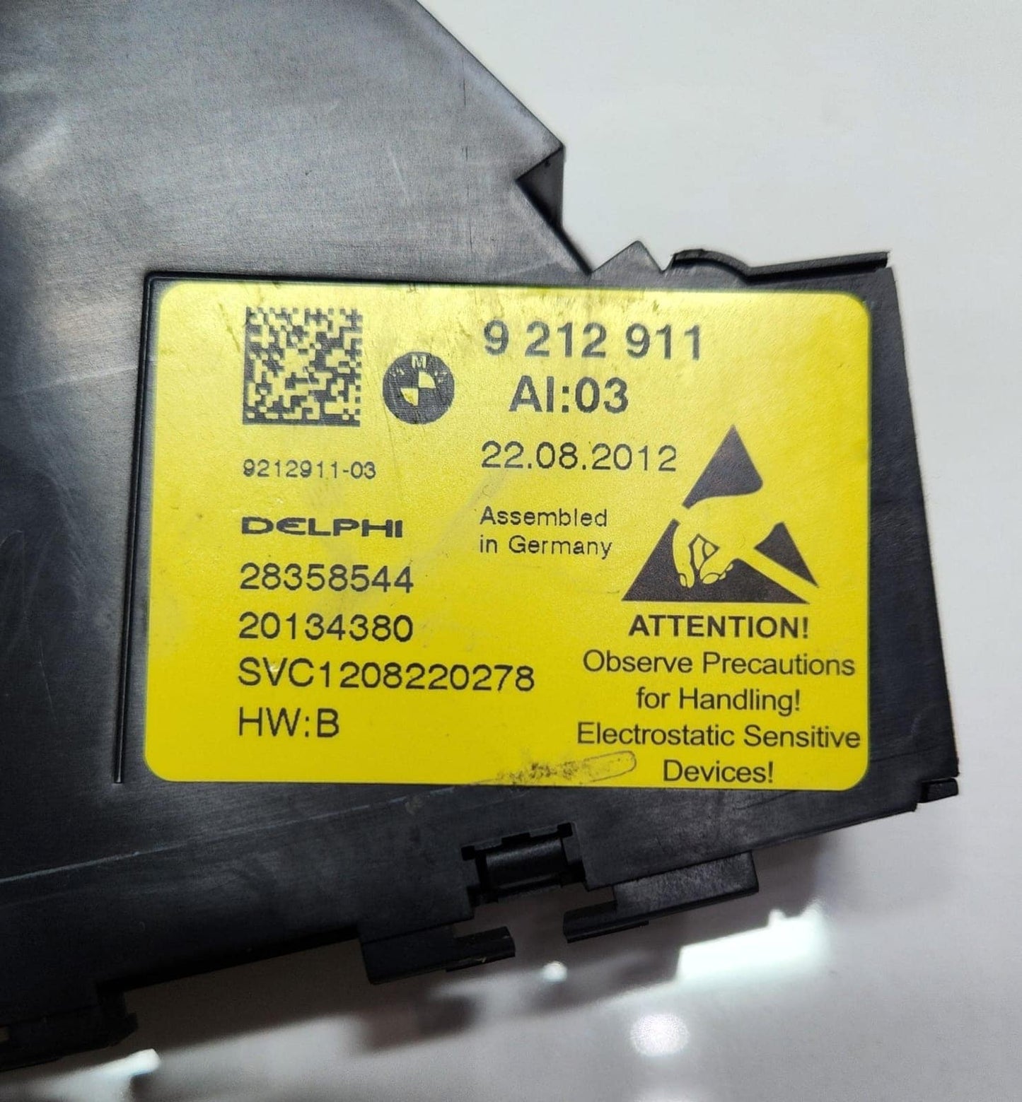 2013-2018 BMW X5 Seat Adjustment Switch 9212911 X5 F15 OEM
