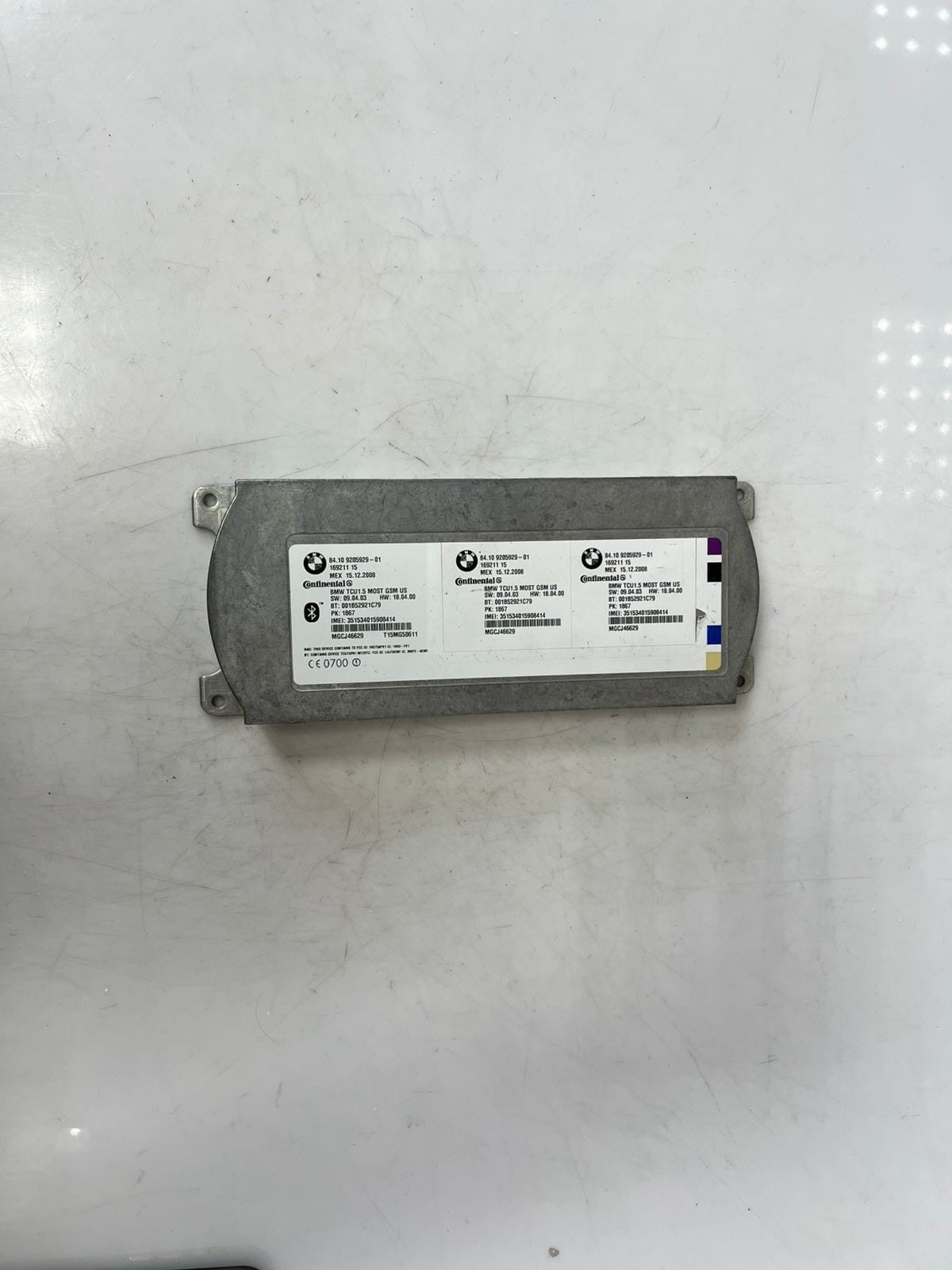 2007-2013 BMW 328i 335i, X5, X6 Telematic Control Module 9205929 OEM