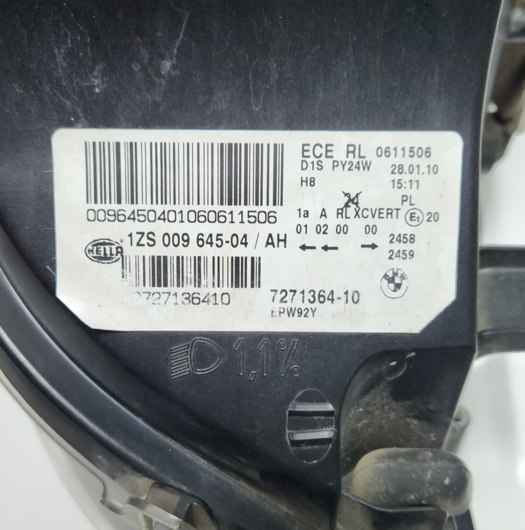 2008-2014 BMW X6 Adaptive Xenon Headlight 7271364 X5 E70 E71 OEM ECE RHS