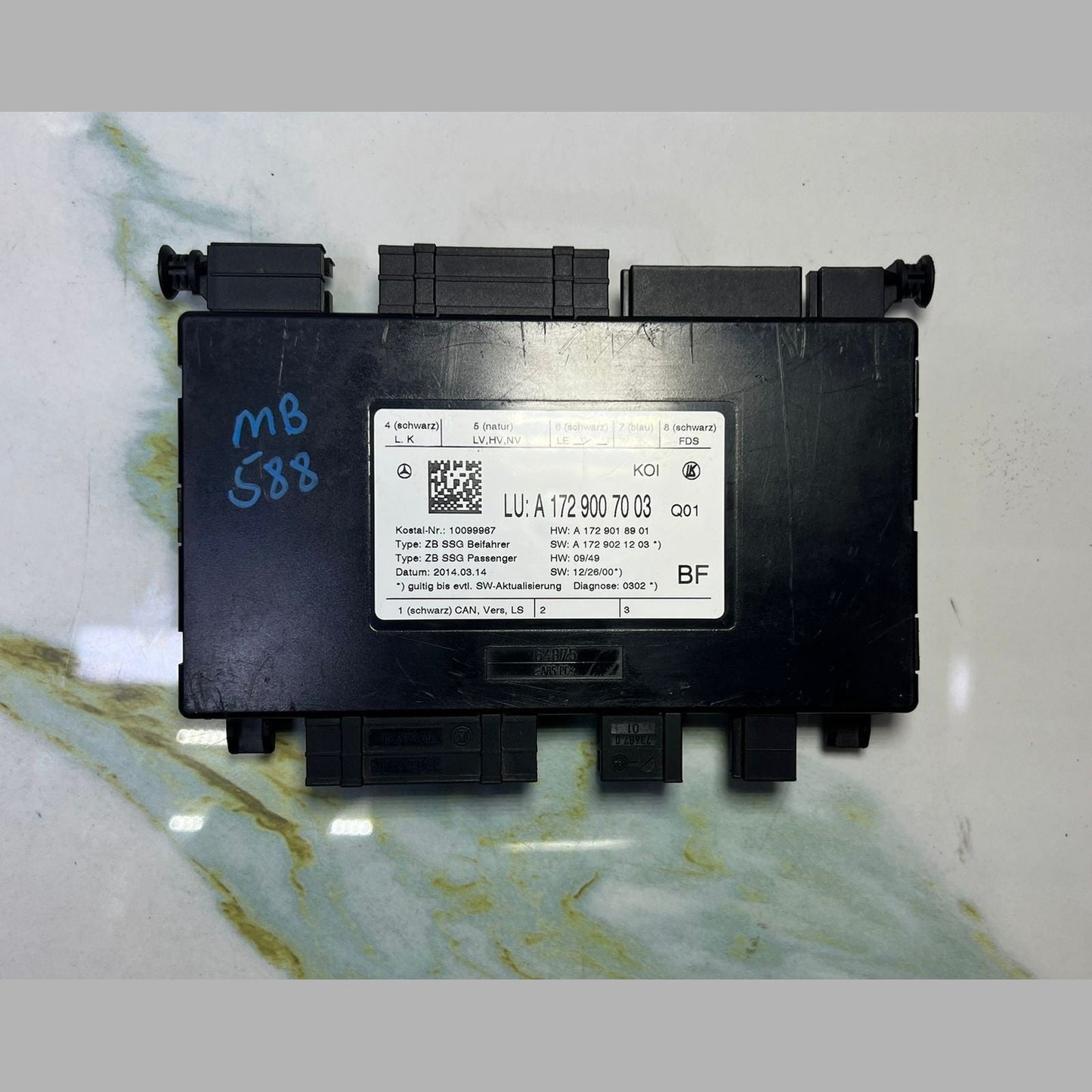 Mercedes W172 SLK W212 Front Passenger Side Seat Control Module A172 9007003 OEM