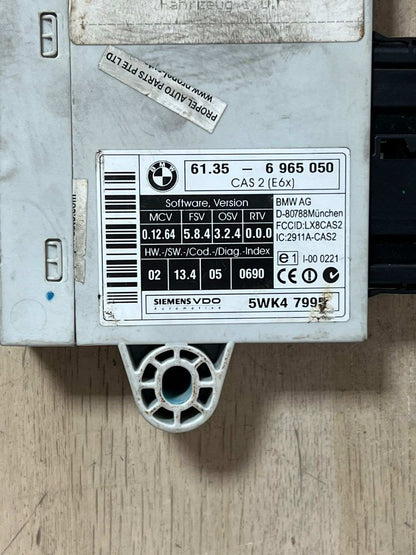 BMW E60 E63 E64 530i 630i N52 258HP ECU Kit DME 7546990 + CAS2 + Key Automatic