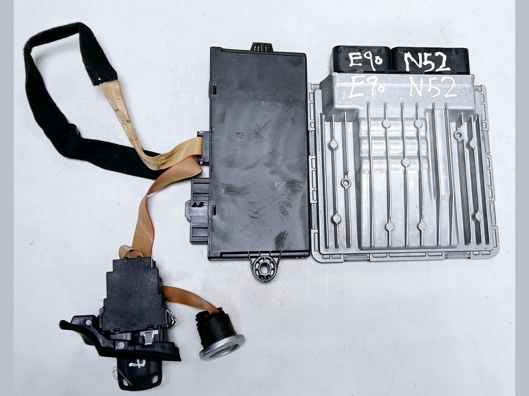BMW 325i E91 2007 N52N ENGINE CONTROL ECU UNIT KIT DME 7576297