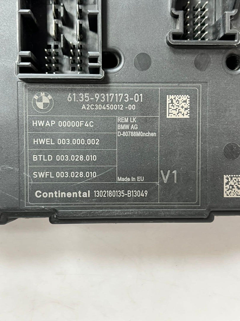 BMW 1 Series and 3 Series F30 F31 Body Control Module BCM 9317173 OEM
