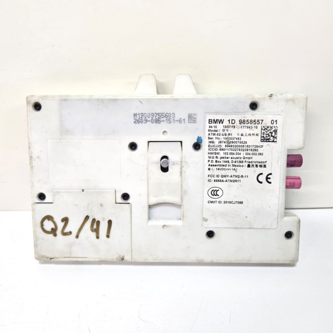 2019-2023 BMW X3 G01 Telematics Communication Control Module 9858557
