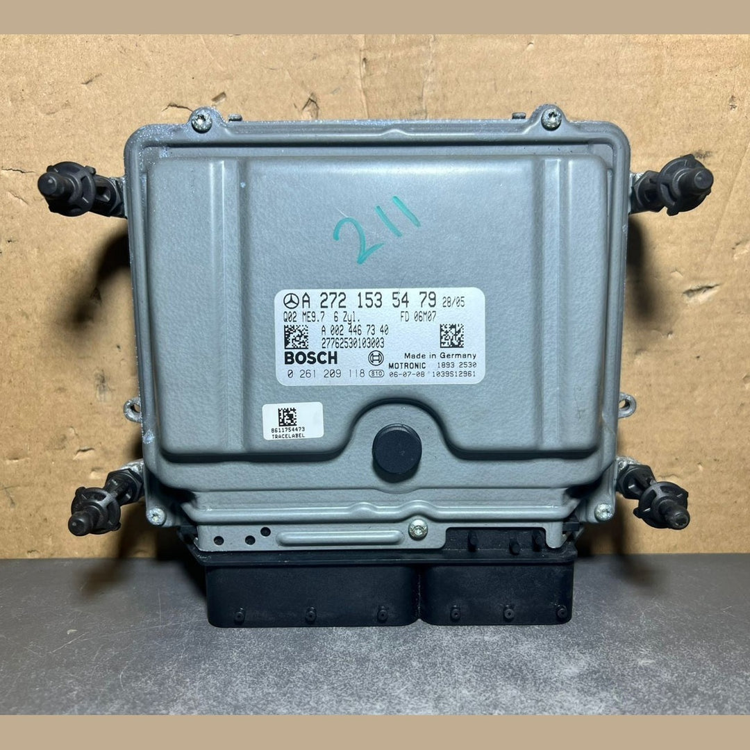 01-09 Mercedes W211 E-Class Engine Control Module Unit ECM ECU A272 1535479 OEM