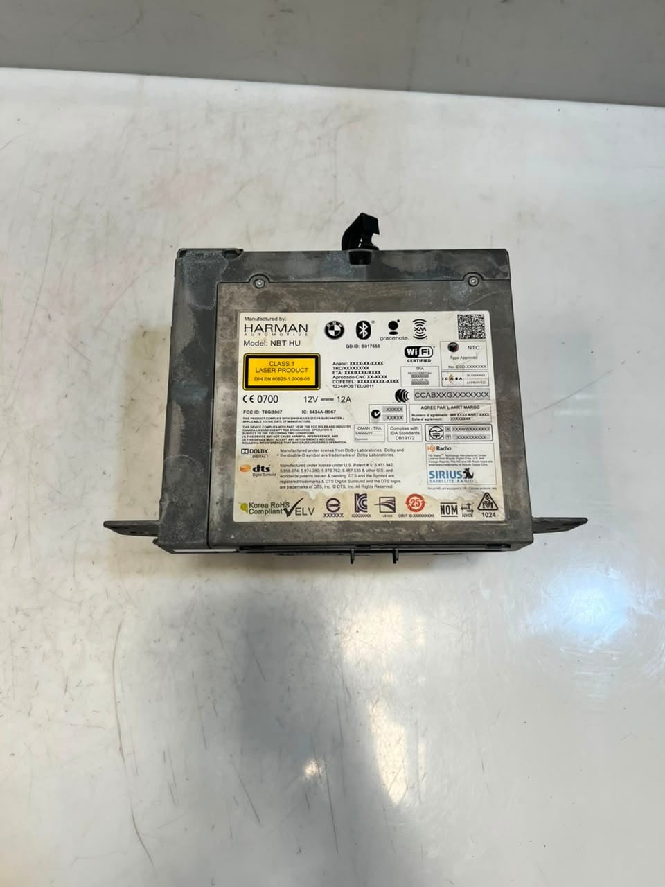 BMW 5 Series F10 F11 528i xDrive HARMAN NBT HU Navigation Head Unit 9318746 OEM