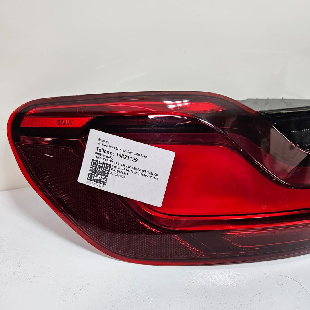 BMW X4 G02 X4 F98 Rear Light Side Panel LEFT 7409395