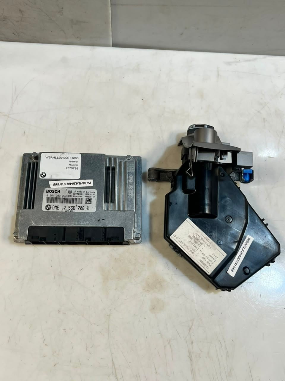 2007 BMW 7' E65 N62N 740i Engine Control Unit ECU SET DME +ZAS +KEY 7566706