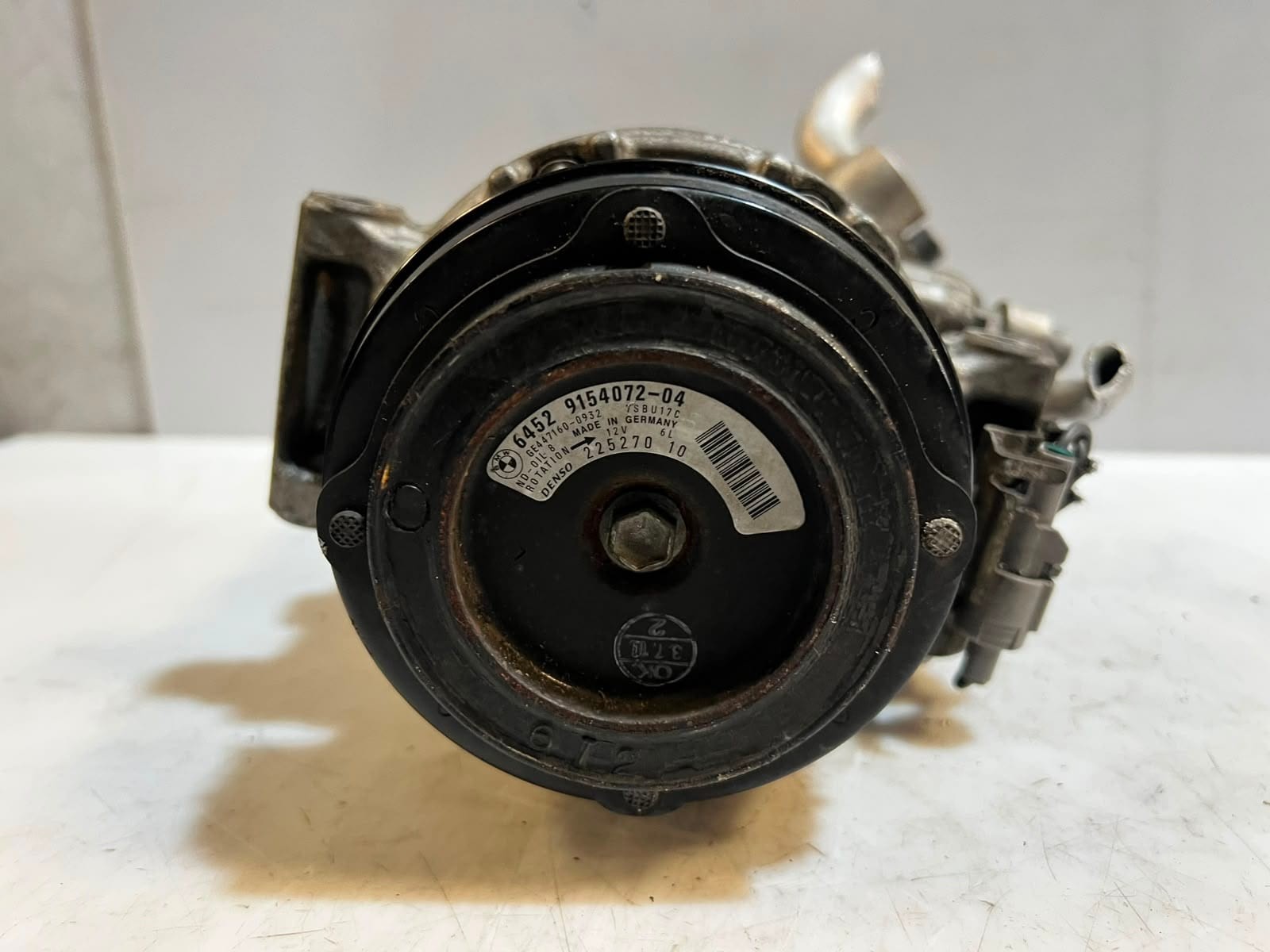 2010 BMW 650i F02 N63 F07 F10 F11 F06 AC Compressor PUMP 9154072 OEM