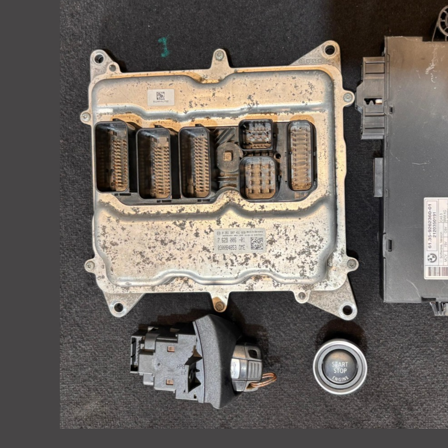 BMW X1 20iX E84 2011 N20B20A ENGINE CONTROL UNIT ECU COMPLETE  KIT 7629006