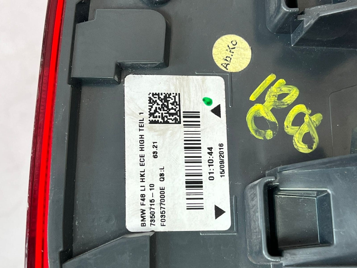 2014-2022 BMW X1 F48 LI ECE Rear Light Outer Left Led TAIL LIGHT 7350715 OEM