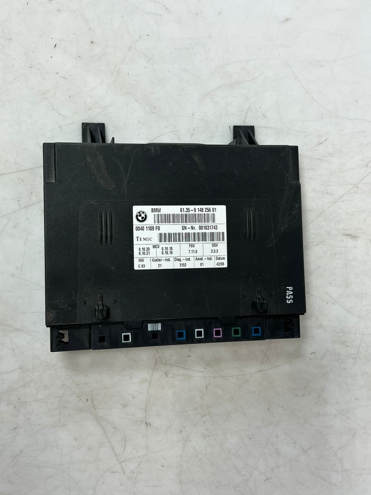 BMW 5' E60 528i 7' E66 E65 Seat Control Module Front Right Electric 9148256 OEM