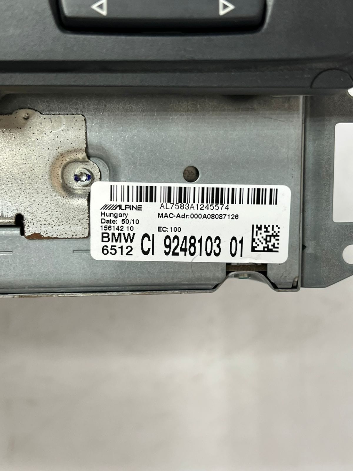 BMW Cic Navigation Head Unit 9248103 E81, E82, E84, E87, E88, E90, E91, E92, E93