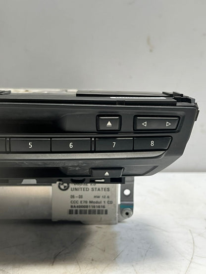 2006-2013 BMW X5 E70 and X6 E71 Navigation Radio Head Unit 9185542 OEM