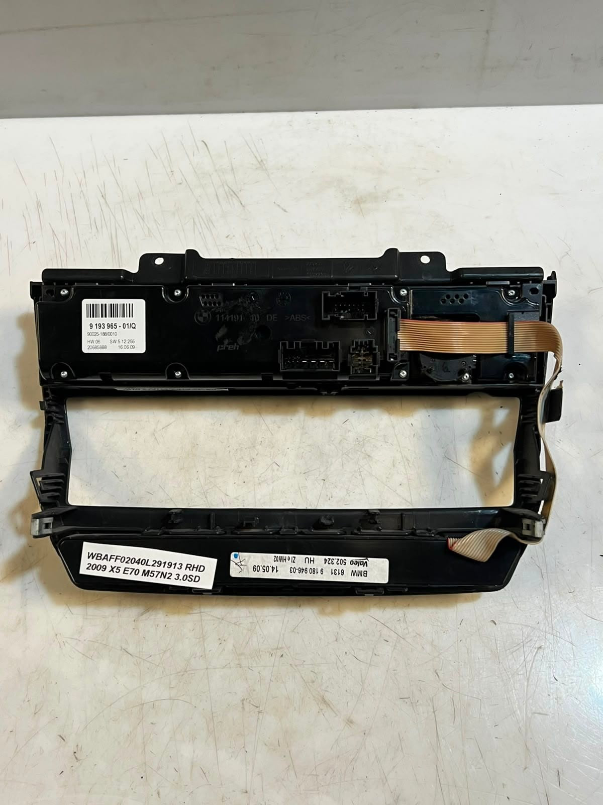 2007-2013 BMW X5 E70 and X6 E71 Air Conditioning Climate Control Unit 9193965 