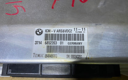 2009-2016 BMW 535i Suspension Control Module 6852203 F10 F11 5 Ser, F01 F02 7 Se