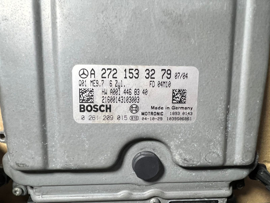 Mercedes W211 ECU Engine Control Module Ignition Key Switch Set A272 1533279 OEM